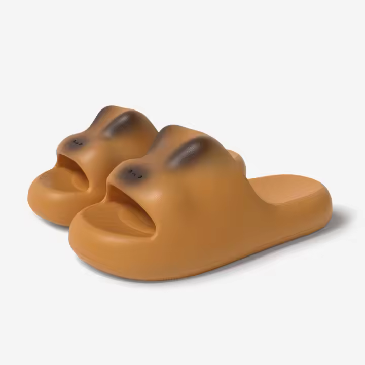 Lindo conejito zapatillas de las mujeres de fondo grueso de verano casa interior baño antideslizante silencioso zapatillas frescas - 1