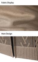 Chaqueta gruesa para hombre, cárdigan de punto con cuello levantado, cálido, para otoño e invierno - details 30