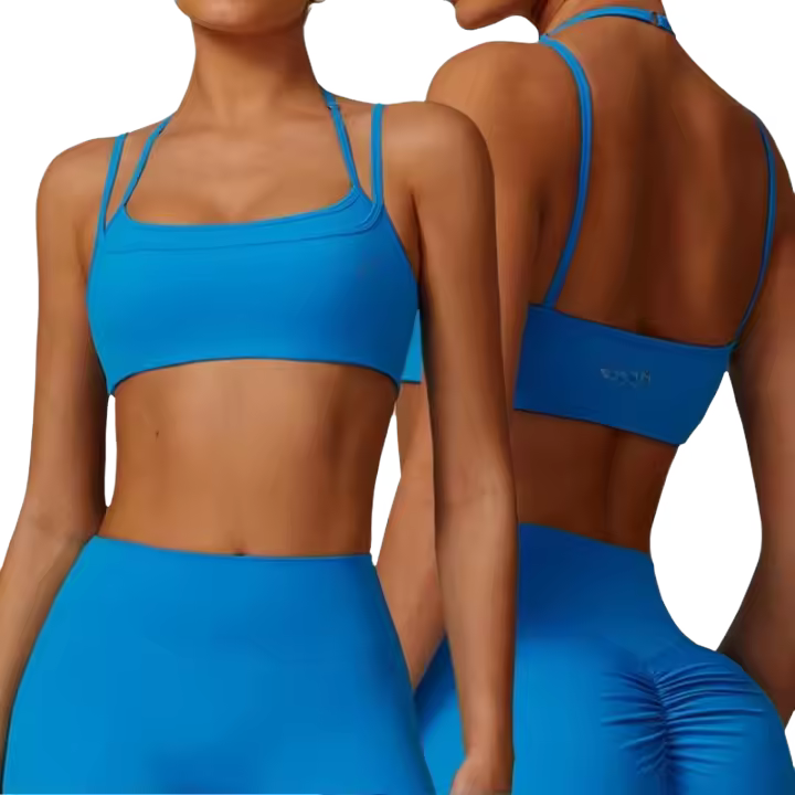 Sujetador Deportivo de Alta Soporte Estilo de Capa Múltiple Ideal para Yoga, Gimnasio, Correr - 1