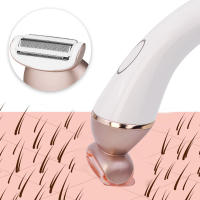 Maquinilla de afeitar eléctrica impermeable para mujer, eliminador de vello de piel para axila, depilación de piernas - details 4