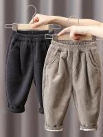 Pantalones de Veludo Cálidos para Niños Prenda de Invierno Cálida con Abrigo de Peluche - details 2