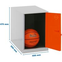 Taquillas Vestuario Pequeña 475x300x500 mm Amario Metalico Pequeño Incluye Llave Gris Simonlocker - details 6