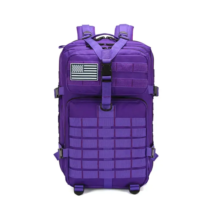 Mochila táctica de 45l 3P para exteriores, bolsa militar del ejército, impermeable, para escalada, deporte, Camping, senderismo - 1