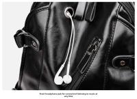 Mochila Casual Vintage de Cuero PU Suave Gran Capacidad Impermeable Bolsa de Hombro para Laptop - details 33