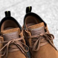 Nuevo Cuero de invierno 2025 para hombres, zapatos deportivos de gamuza de goma británica marca famosa 2023 - details 3