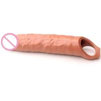 Empaque privado Sexy 28cm Manga grande para hombres Extensor de alargamiento Condón Extensión Juguetes para adultos Retraso de la eyaculación Sex Shop - details 4
