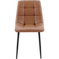 Comedor Antibes tapizada en Polipiel I Butaca de salón con Base metálica de 4 Patas I Asiento de Cocina, Color:Blanco - details 12