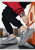 Zapatillas de deporte para hombre, nueva moda, exterior, parte inferior gruesa, aumento de altura, zapatos deportivos informales cómodos para correr para hombre - details 1