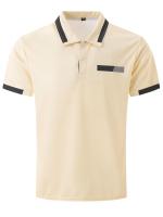 Polo de manga corta para hombre, camisetas informales, tops de verano - details 12