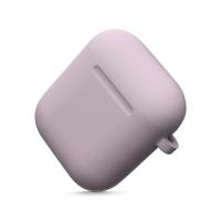 Funda protectora de silicona suave para 2 auriculares inalámbricos Apple con mosquetón - details 2