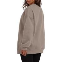 Sudadera holgada de manga larga con cuello redondo para mujer - details 32