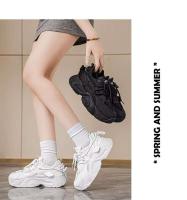 Zapatos de tenis transpirables para mujer, versión coreana para niños, versátiles y con aumento de altura, primavera y otoño, 2025 - details 8