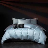 Juego de Ropa de Cama de Algodón de Alta Densidad Antibacteriano 5A Color Sólido, Sencillo y Lujoso - details 0