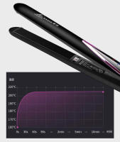 Straightener de Cabello Cerámico 2en 1 Profesional Calentamiento Rápido, Pantalla LED, Función de Rizos Plano Enchufe Europeo Standard - details 4