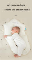 Almohada para bebé, posicionador de cabeza transpirable para recién nacido, en forma de nube, extraíble, ajustable, antiespantajo, cojín de cabeza plana - details 3