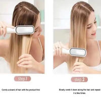 Salon Equipment Hair Straightening Comb Negative Ions Fluffy Hair Electric Hot Comb Curl Straight Straightening Hair Brush - details 5