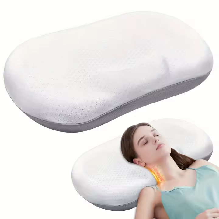 Almohada cervical de 1 pieza para dormir, Almohadas ortopédicas con contorno para la cama con fundas refrescantes - 1