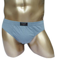 6 unids/lote nueva venta directa de fábrica sólida para hombre 100% algodón ropa interior de Bikini para hombre ropa interior Sexy para hombre - details 6