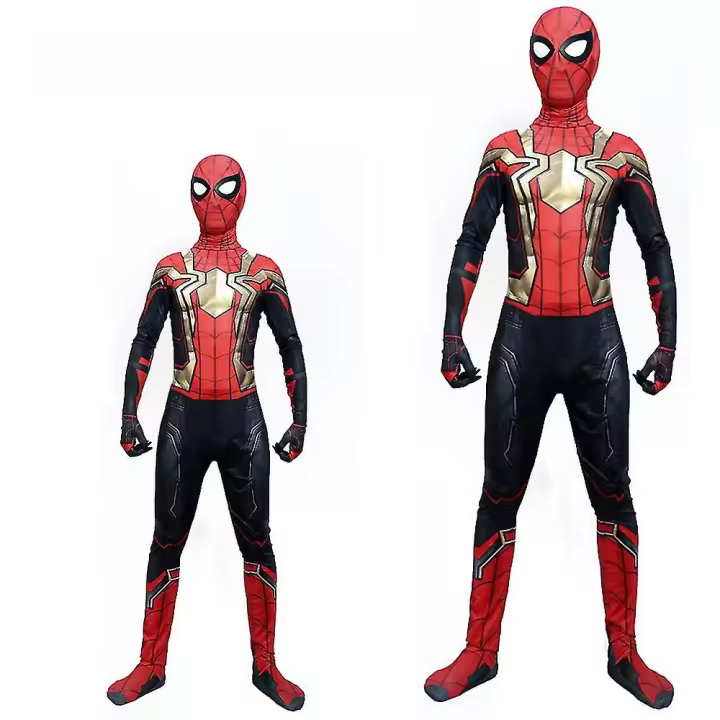 Disfraz de Spiderman para niños de 3 A 12 años, mono sin camino A casa - 1