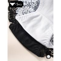 Pantis de Moda para Mujer en Negro y Blanco Cómodos y Transpirables con Detalles Contrastantes - details 3