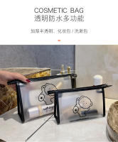 Bolsa de maquillaje portátil para viajes, gran capacidad, alta estética, estilo coreano moderno, impermeable, adecuada para estudiantes - details 2