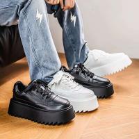 Nuevos zapatos deportivos blancos con plataforma de moda 39-44 de suela gruesa que aumentan la altura de alta calidad a bajo precio - details 7