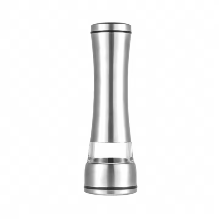 Molinillo de sal y pimienta ajustable, molinillo de hierbas de especias de acero inoxidable, Gadgets de vidrio ABS, herramienta de cocina - 1
