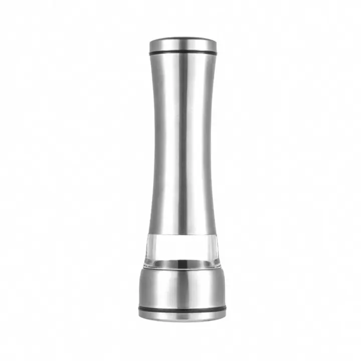 Molinillo de sal y pimienta ajustable, molinillo de hierbas de especias de acero inoxidable, Gadgets de vidrio ABS, herramienta de cocina - 1