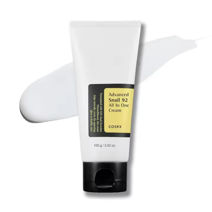 COSRX Snail Mucin 92% Hidratante, Regalos del Día de la Madre Mamá, Crema de Gel Facial de Reparación Diaria Tipo Tubo para Pieles Secas y Sensibles, - 1