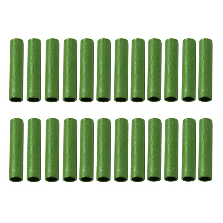 Estaca de jardín de 16MM, conectores rectos de plástico, tubo de conexión, estaca de soporte para plantas de alta resistencia, 20 piezas - 1