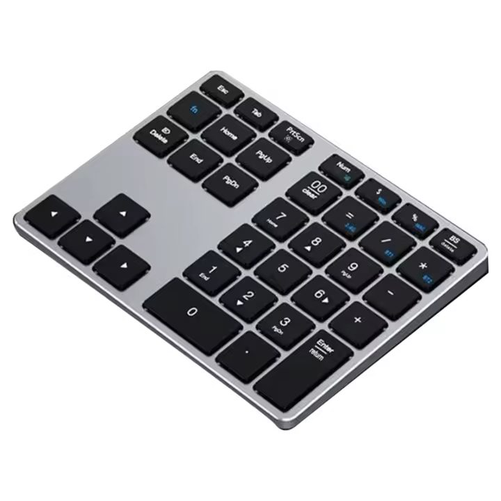 Teclado numérico inalámbrico Bluetooth, almohadilla delgada portátil para ordenador portátil, PC, escritorio, 35 teclas - 1