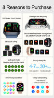 2025 Nuevo reloj inteligente para presión arterial de hombres, frecuencia cardíaca, detección de HRV IP68 Llamada Bluetooth impermeable para la salud de las mujeres (seguimiento menstrual) Reloj inteligente para modo deportivo de mujeres - details 1