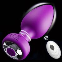 Vibrador SEXY de empaque privado para hombres, tapón anal inalámbrico con control remoto, luz LED, masajeador de próstata masculino, vibrador para juguetes sexuales - details 3