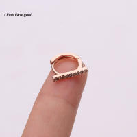 Nueva llegada, 2 uds 1,2*6mm cz aro cartílago helicoidal trago daith Concha Torre ajustado piercing joyería - details 10