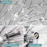 Goeco Lámpara de Techo Nórdica Moderna de Vidrio 5 Luces con Bombillas Incandescentes - details 2