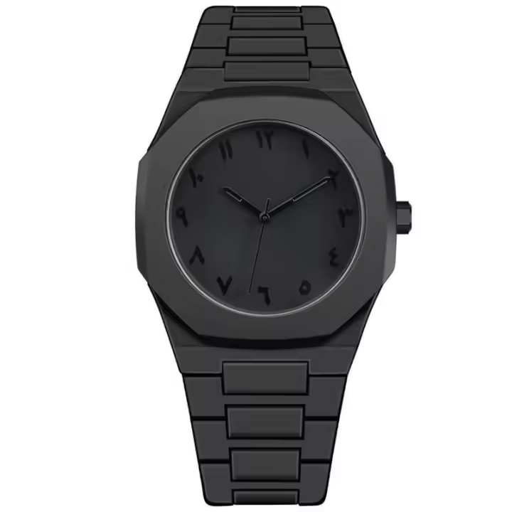 con un reloj simple para hombre de alta gama - 1