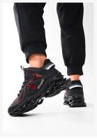 Zapatillas de ocio versátiles para hombre, zapatos deportivos ligeros y cómodos para caminar, zapatos para correr con hoja de grafiti a la moda, calzado masculino - details 10