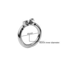 Leten nuevo Metal masculino 2 tipo jaula anillo masturbación SM Gay dispositivos de castidad juguetes sexuales para adultos para hombres - details 5