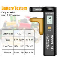 Probador de batería Digital BT-1, pantalla LCD, 9V/1,5 V/AA/AAA, probador de capacidad de batería Universal, comprobador de voltios de celda de botón - details 1