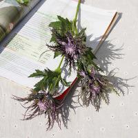 Flor de apio espinosa Artificial de plástico, flor falsa realista que no se decolora, plantas de simulación elegantes hechas a mano, decoración de oficina y Hotel - details 11
