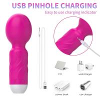Leten Mini vibradores con estimulador de clítoris femenino, Juguetes sexuales para mujer, varita mágica AV, masturbador, consolador de silicona, juguete erótico - details 10
