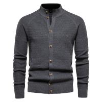 Tendencia cardigan hombre sudadera negocios versátil jersey - details 3