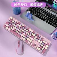 Lindo teclado y mouse inalámbricos 2,4G teclado silencioso de alto valor para niña - details 0