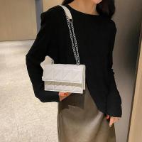 Bolso de hombro de diseñador a la moda para mujer, bolsos con asa de cuero PU, bolsos cruzados con correa de cadena para mujer - details 14
