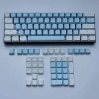 106 Keys Blue White Keycaps PBT Specials Keycap Backlit Two-Color Key Caps For MX Switch - details 5