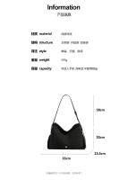Bolso de mano de mezclilla de gran capacidad para mujer, nuevo bolso de viaje de cercanía versátil, bolso bandolera. - details 4