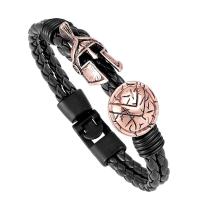 Nuevo cuero vintage lujoso hecho a mano de Guerrero Sparta, pulseras de mujer, joyas, regalos exquisitos, pulseras de hombre - details 21