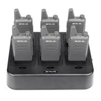 Retevis RTC22 Walkie Talkie Cargador para RT622 RB619 Radio para Hotel Restaurante Cafetería - details 1