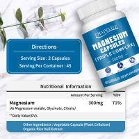 Triple Complex 300 mg, cápsulas vegetales de magnesio - details 3