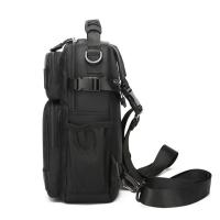 Bolso de hombro a la moda para hombre, bolso de pecho multifunción de gran capacidad, bolso de mensajes deportivo, bolso cruzado de tela de Color sólido para hombre - details 19
